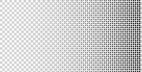 Halftone dots pattern on white background Stock Illustration