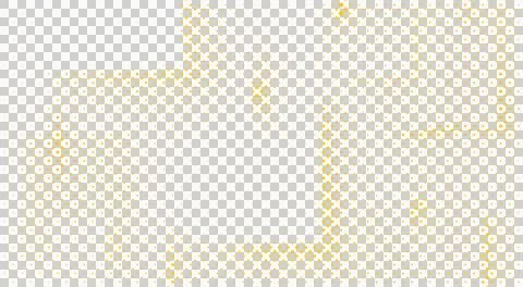 Halftone dots pattern, Yellow and white abstract design Stock Illustration