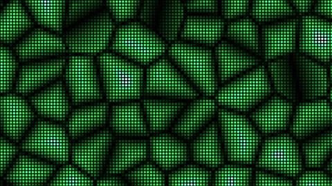 Halftone dots stone animated green light on black background. Stock Footage 244389945
