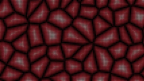 Halftone dots stone animated red light on black background. Stock Footage 244389956