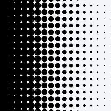 Halftone dots on white background Stock Illustration