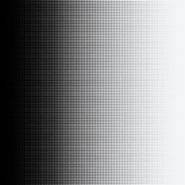 Halftone dots on white background Stock Illustration