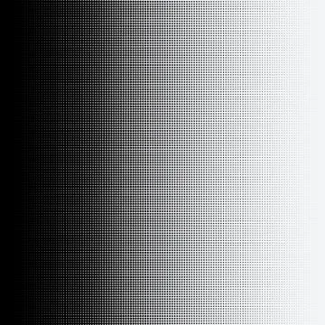 Halftone dots on white background Stock Illustration