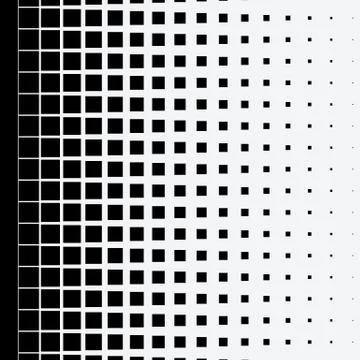 Halftone dots on white background Stock Illustration