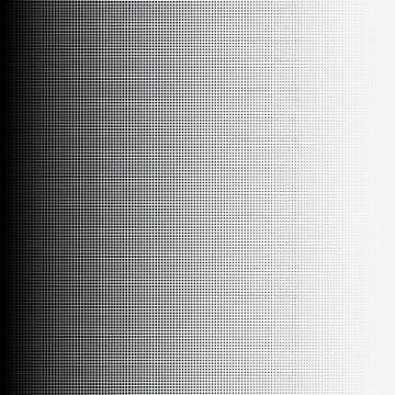 Halftone dots on white background Illustrazione stock
