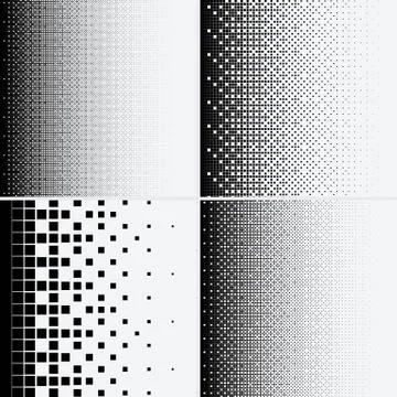 Halftone dots on white background Stock Illustration