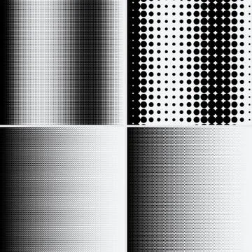 Halftone dots on white background Stock Illustration