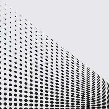 Halftone dots on white background. Vector illustration Stock Illustration