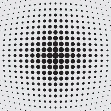 Halftone dots on white background. Vector illustration Stock Illustration