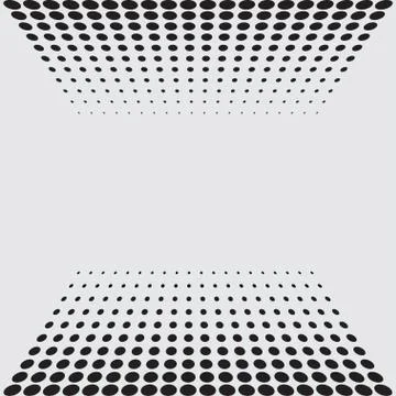 Halftone dots on white background. Vector illustration Stock Illustration