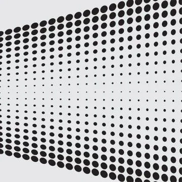 Halftone dots on white background. Vector illustration Stock Illustration