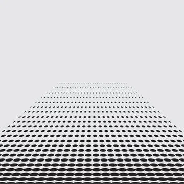 Halftone dots on white background. Vector illustration Illustrazione stock