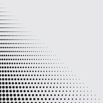 Halftone dots on white background. Vector illustration Stock Illustration