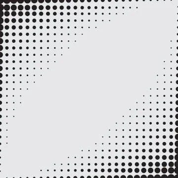Halftone dots on white background. Vector illustration Stock Illustration