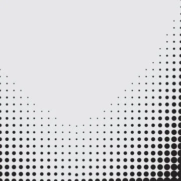 Halftone dots on white background. Vector illustration Stock Illustration