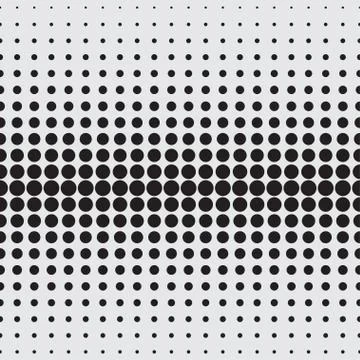 Halftone dots on white background. Vector illustration Stock Illustration