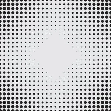 Halftone dots on white background. Vector illustration Stock Illustration