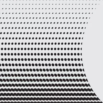 Halftone dots on white background. Vector illustration Stock Illustration