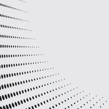 Halftone dots on white background. Vector illustration Stock Illustration