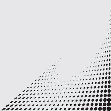 Halftone dots on white background. Vector illustration Stock Illustration