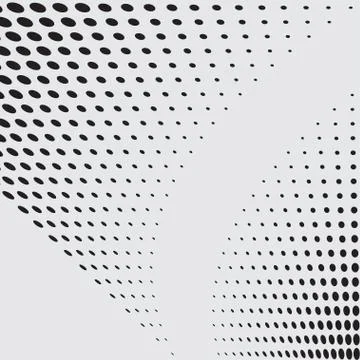 Halftone dots on white background. Vector illustration Stock Illustration