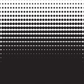 Halftone dots on white background. Vector illustration Stock Illustration