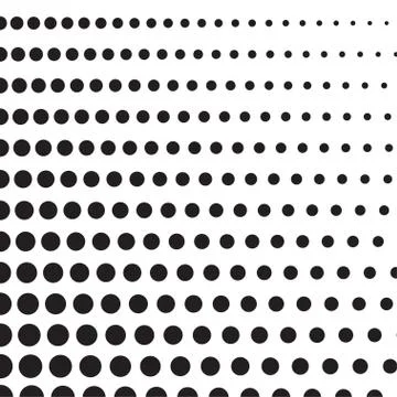 Halftone dots on white background. Vector illustration Stock Illustration