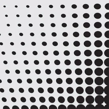 Halftone dots on white background. Vector illustration Stock Illustration