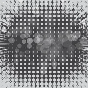 Halftone dots on white background. Vector illustration Stock Illustration