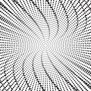 Halftone dots on white background. Vector illustration Stock Illustration