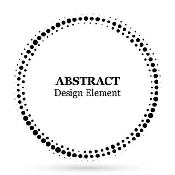 Halftone dotted background. Halftone effect vector pattern. Circle dots isola Illustrazione stock