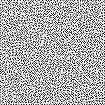 Halftone dotted background vector pattern. Chaotic circle dots isolated on th Stock Illustration