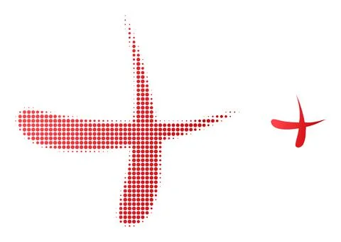 Halftone Dotted Erase Icon イラスト素材