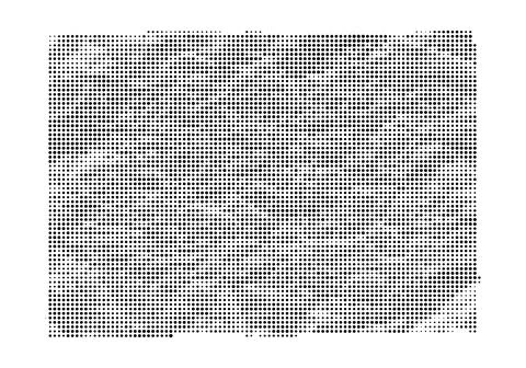 Halftone dotted map of Colorado state on plain white background. Stock Illustration