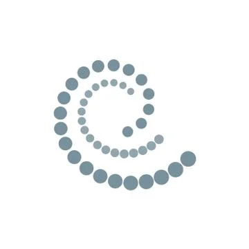 Halftone dotted vector graphic design illustration Stock Illustration