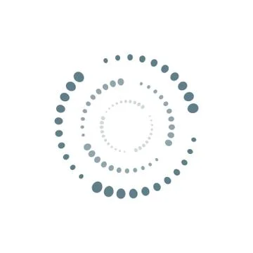 Halftone dotted vector graphic design illustration Stock-Illustration