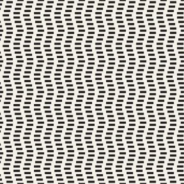 Halftone Edgy Lines Mosaic Endless Stylish Texture. Vector Seamless Black a.. Illustrazione stock
