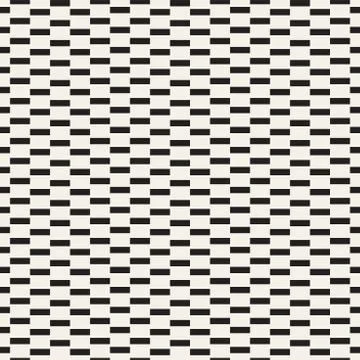 Halftone Edgy Lines Mosaic Endless Stylish Texture. Vector Seamless Black a.. Stock Illustration