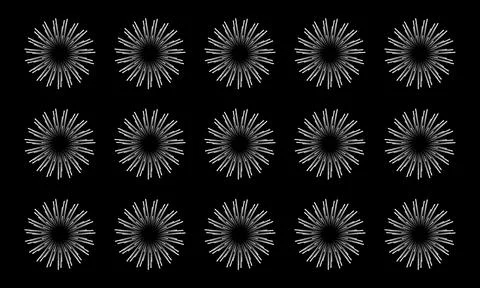 Halftone effect vector illustration. Black dots on white background イラスト素材