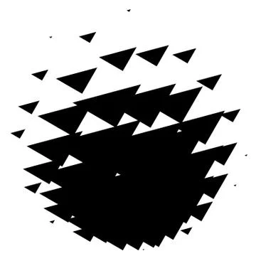 Halftone element. Abstract geometric graphic with half-tone pattern 스톡 일러스트