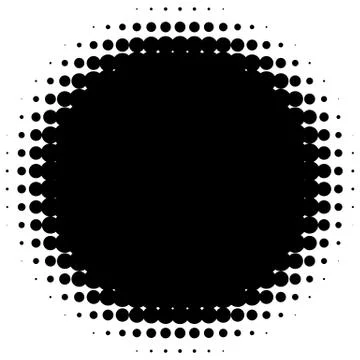 Halftone element. Abstract geometric graphic with half-tone pattern 스톡 일러스트