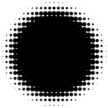 Halftone element. Abstract geometric graphic with half-tone pattern 스톡 일러스트