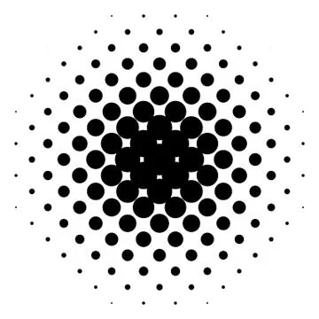 Halftone element. Abstract geometric graphic with half-tone pattern 스톡 일러스트