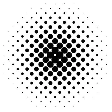Halftone element. Abstract geometric graphic with half-tone pattern 스톡 일러스트