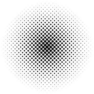 Halftone element. Abstract geometric graphic with half-tone pattern 스톡 일러스트
