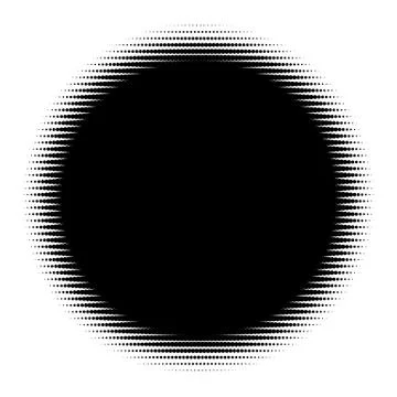 Halftone element. Abstract geometric graphic with half-tone pattern 스톡 일러스트