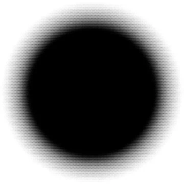 Halftone element. Abstract geometric graphic with half-tone pattern 스톡 일러스트