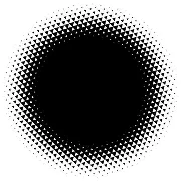 Halftone element. Abstract geometric graphic with half-tone pattern 스톡 일러스트