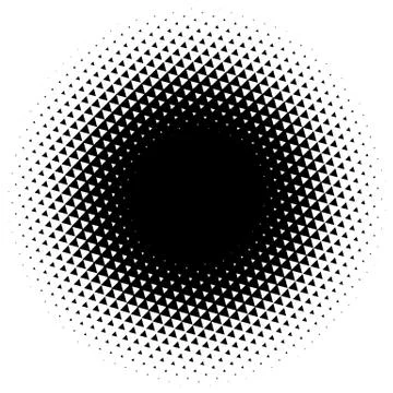Halftone element. Abstract geometric graphic with half-tone pattern 스톡 일러스트