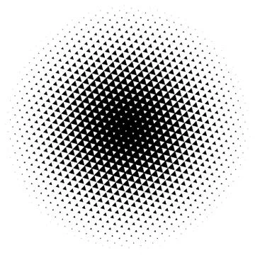 Halftone element. Abstract geometric graphic with half-tone pattern 스톡 일러스트